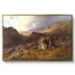 Lledr Valley in Wales, 1864 - Floater Framed Canvas Print