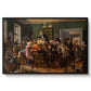 An Auction Scene, 1835 - Floater Framed Canvas Print