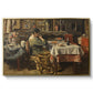 The Meal (De maaltijd), c. 1885 - Floater Framed Canvas Print