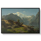Balestrand, 1848 - Floater Framed Canvas Print