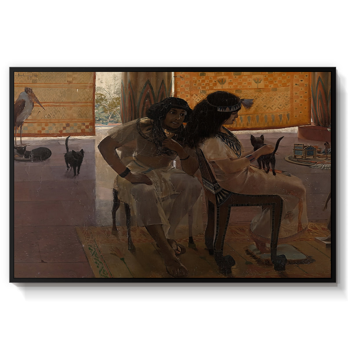 The Age of the Pharaohs, 1914 - Floater Framed Canvas Print