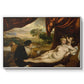 Venus and the Lute Player, c. 1565-1570 - Floater Framed Canvas Print