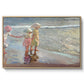 The Three Sisters on the Beach, 1908 - Floater Framed Canvas Print