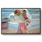 After Bathing, 1915 - Floater Framed Canvas Print