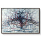 Horizontal Tree, 1912 - Floater Framed Canvas Print