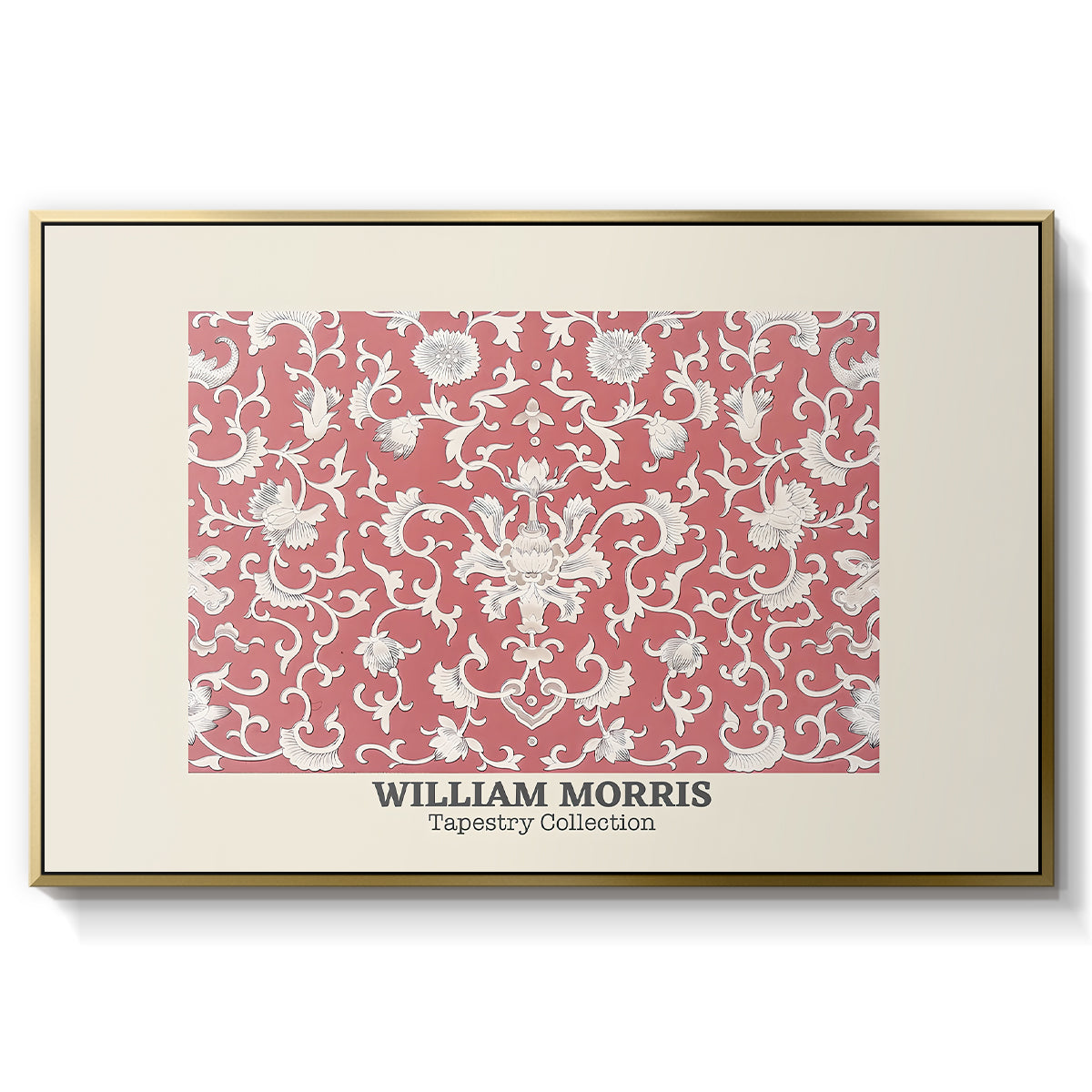 Examples of Chinese Ornament, Pl. XCV (Morris Inspired), 1867 - Floater Framed Canvas Print