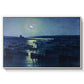 Camaret, Moonlight and Fishing Boats, 1894 - Floater Framed Canvas Print