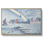 Entrance to the Port of Honfleur, 1899 - Floater Framed Canvas Print
