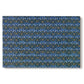 Canvas art print portraying a tightly packed repeating pattern of small flowers and leaves forming dense surface, set against a white background