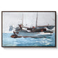 Taking on Wet Provisions, 1903 - Floater Framed Canvas Print