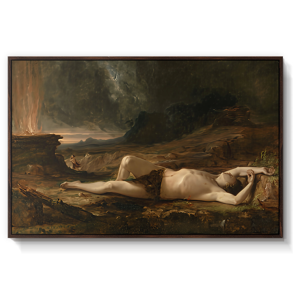 The Dead Abel, 1832 - Floater Framed Canvas Print