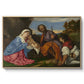 The Holy Family with a Shepherd, c. 1510 - Floater Framed Canvas Print