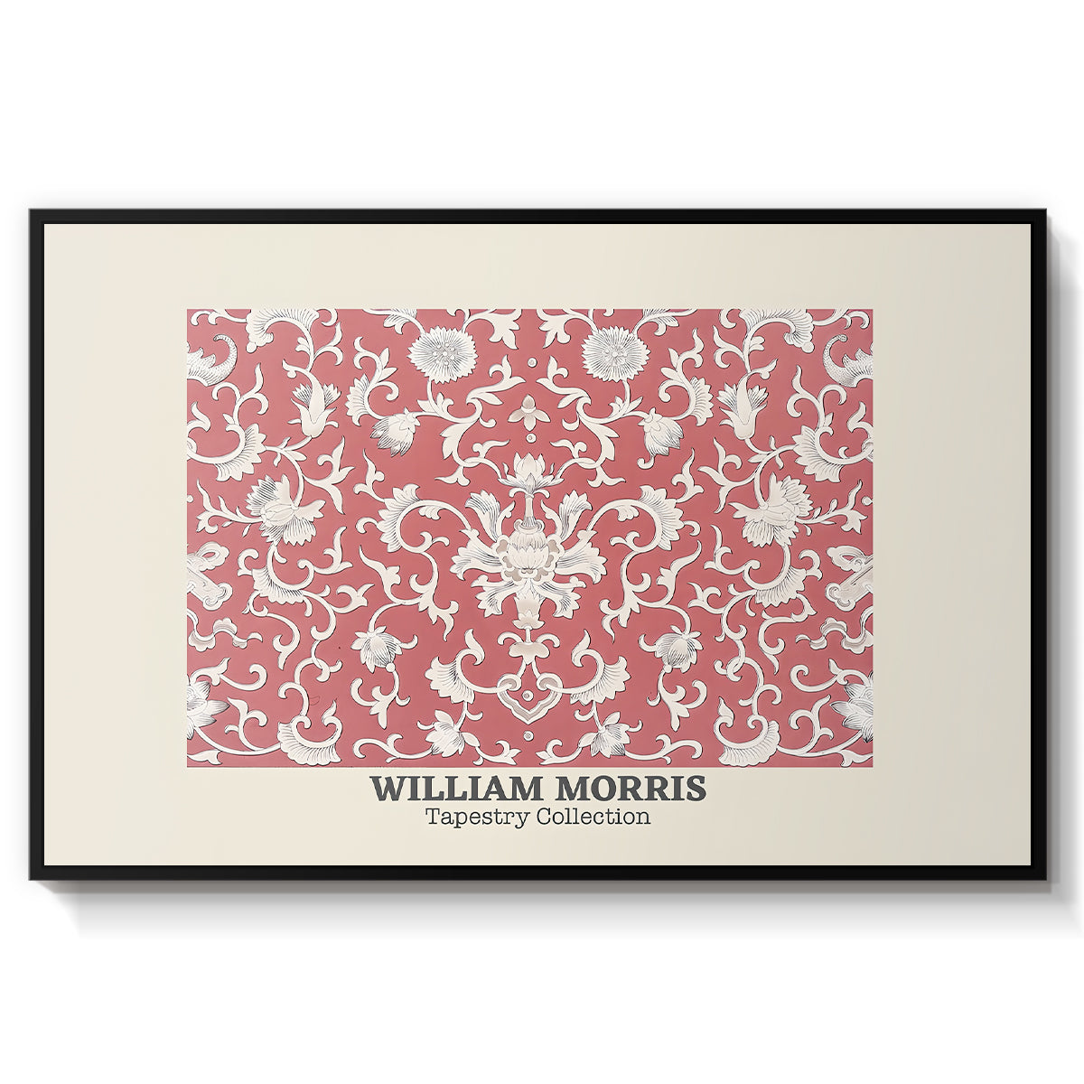 Examples of Chinese Ornament, Pl. XCV (Morris Inspired), 1867 - Floater Framed Canvas Print
