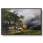 The Harvest Wagon (Der Heuwagen), c. 1850 - Floater Framed Canvas Print