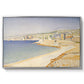 The Jetty at Cassis, Opus 198, 1889 - Floater Framed Canvas Print