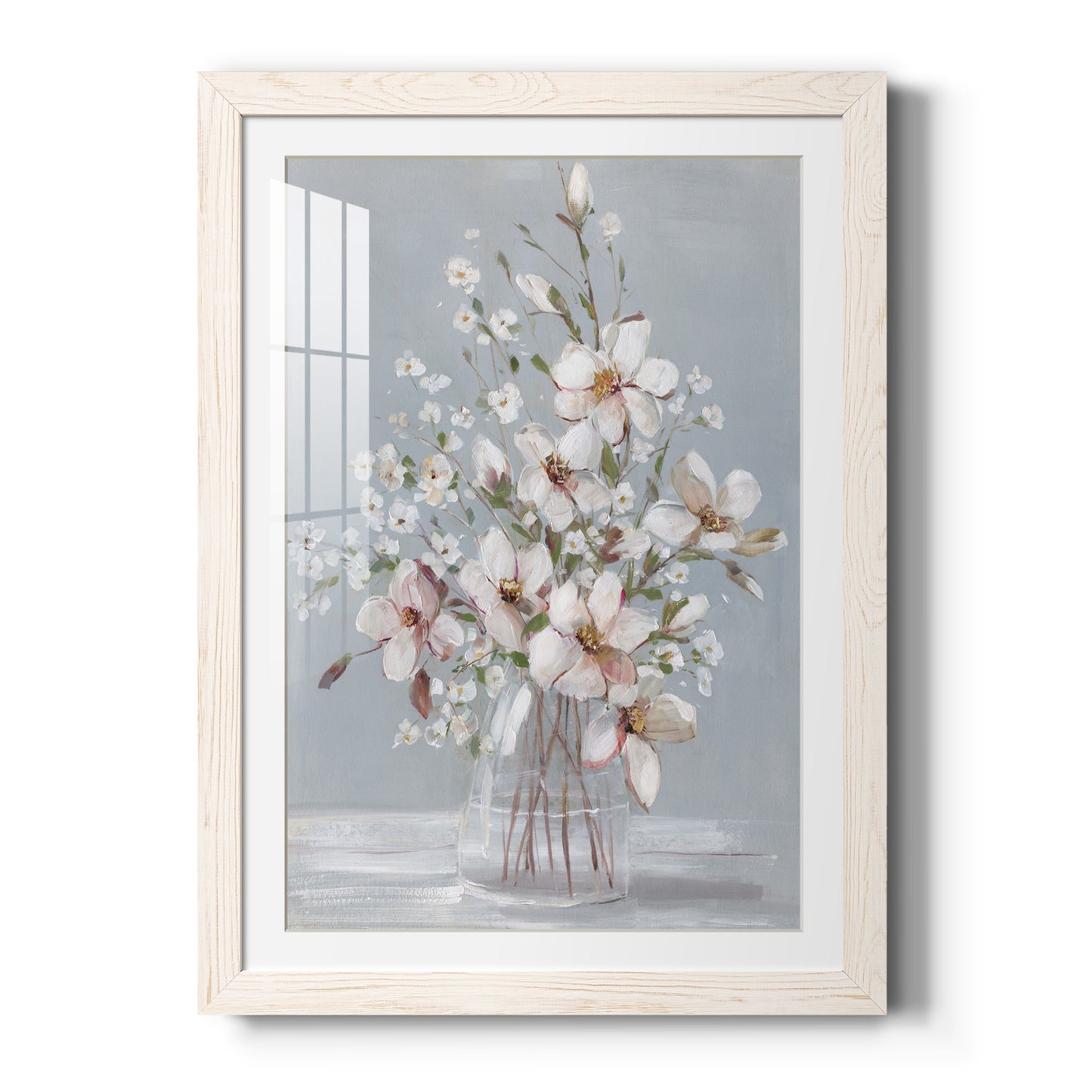 Magnolia Romance - Premium Framed Print - Distressed Barnwood Frame - Ready to Hang