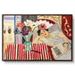 Woman with Anemones (Femme et anémones), c. 1920-1921 - Floater Framed Canvas Print