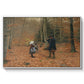 The Woodman and his Children, 1886 - Floater Framed Canvas Print