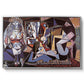 Women of Algiers (Version O), 1955 - Floater Framed Canvas Print