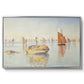 Concarneau, Quiet Morning, Opus 219, 1891 - Floater Framed Canvas Print