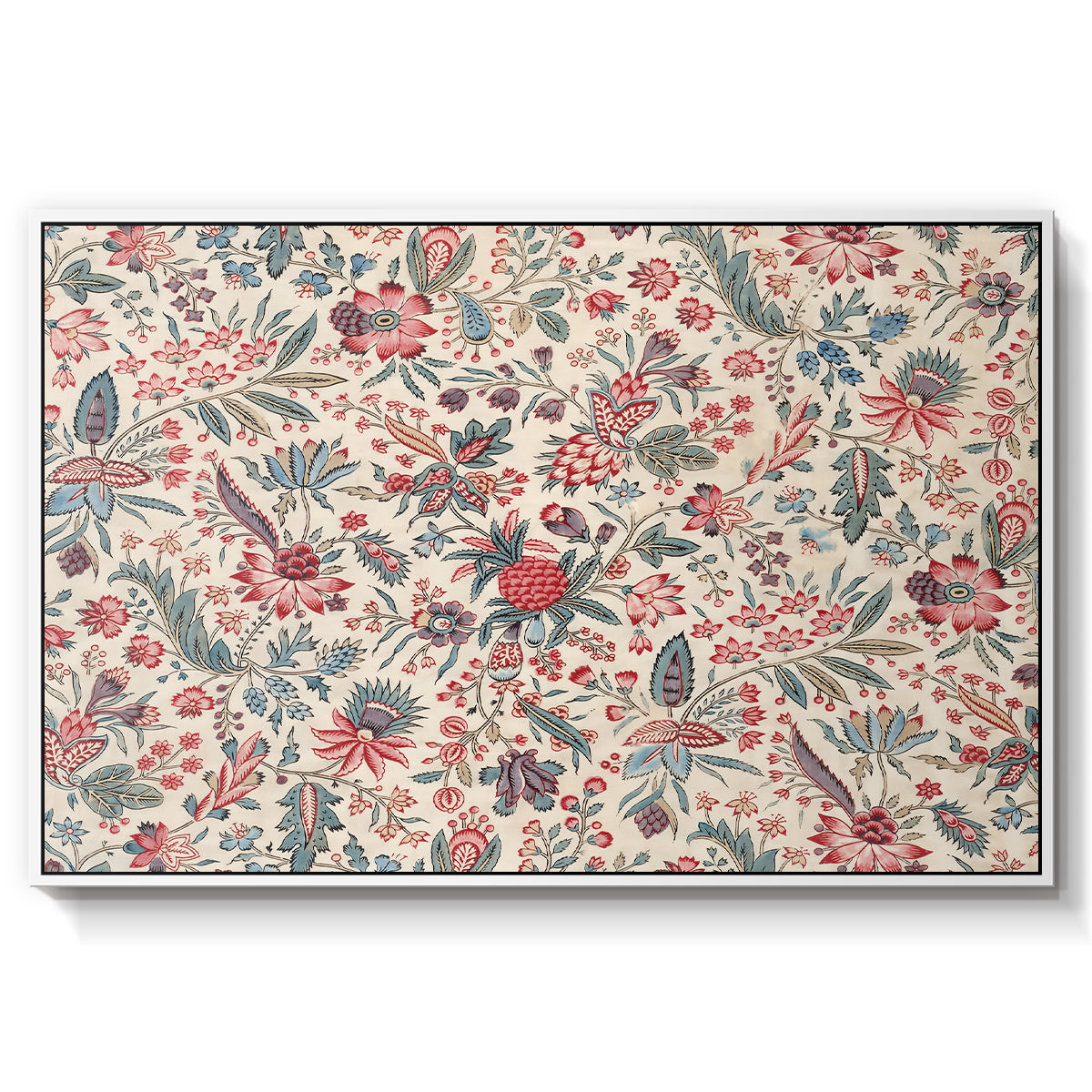 Anaras - Cream, c. 1775-1800 - Floater Framed Canvas Print