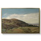 Ekeberg and Oslo Church, 1852 - Floater Framed Canvas Print