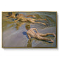 Boys on the Beach, 1910 - Floater Framed Canvas Print