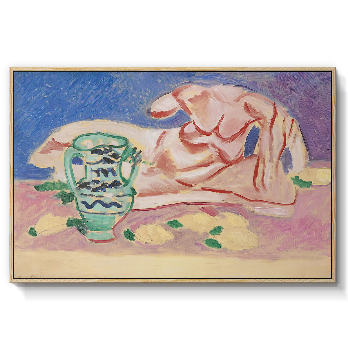 Ilyssus from the Parthenon, 1908 - Floater Framed Canvas Print