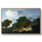 Landscape with Shepherds and Flock of Sheep, c. 1763-1765 - Floater Framed Canvas Print