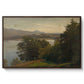 View of the Mondsee, 1870 - Floater Framed Canvas Print