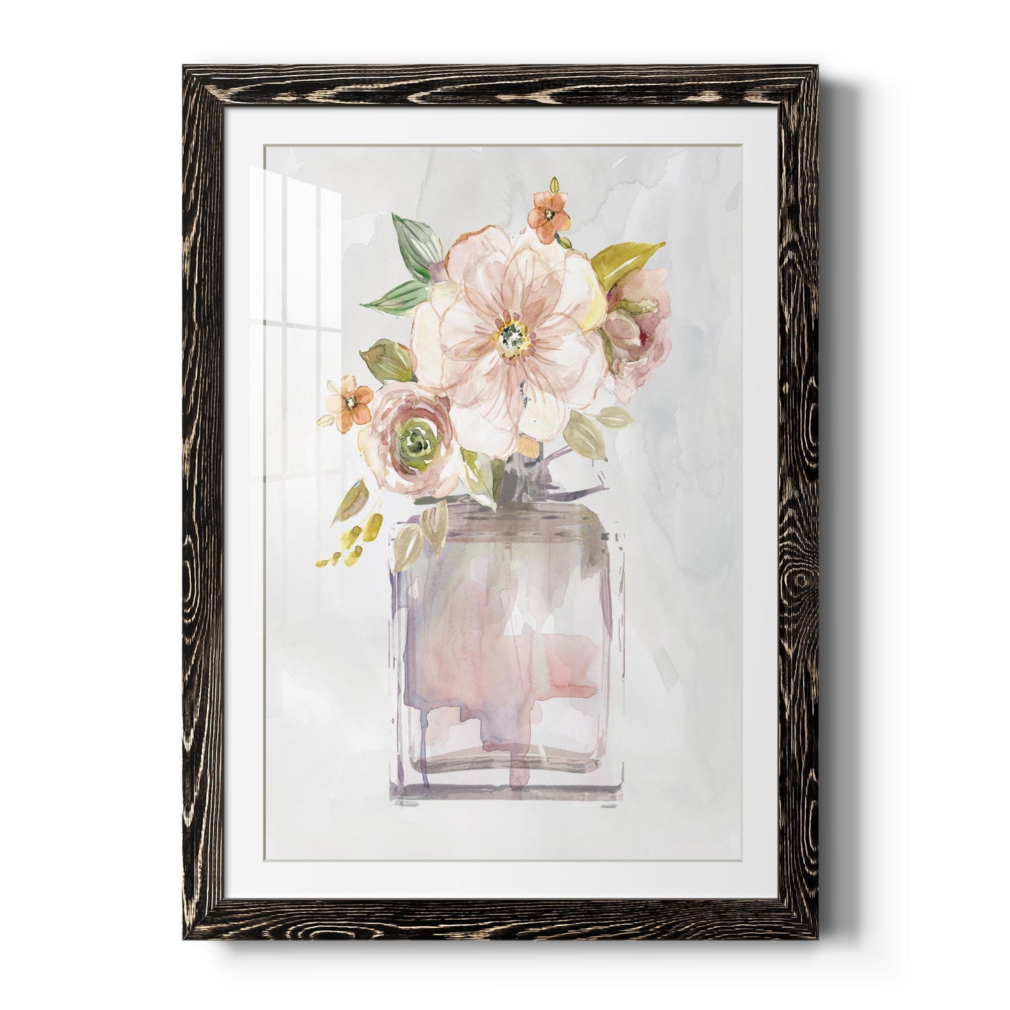 Mini Bouquet I - Premium Framed Print - Distressed Barnwood Frame - Ready to Hang