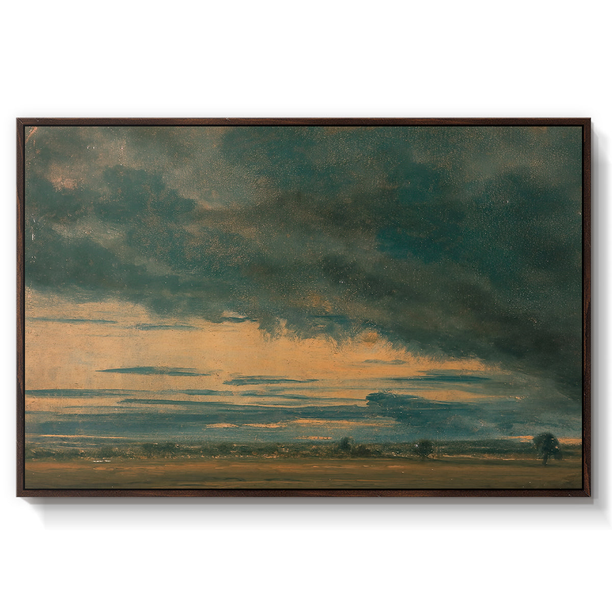 Cloud Study, c. 1821 - Floater Framed Canvas Print