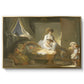The Visit to the Nursery, c. 1775 - Floater Framed Canvas Print