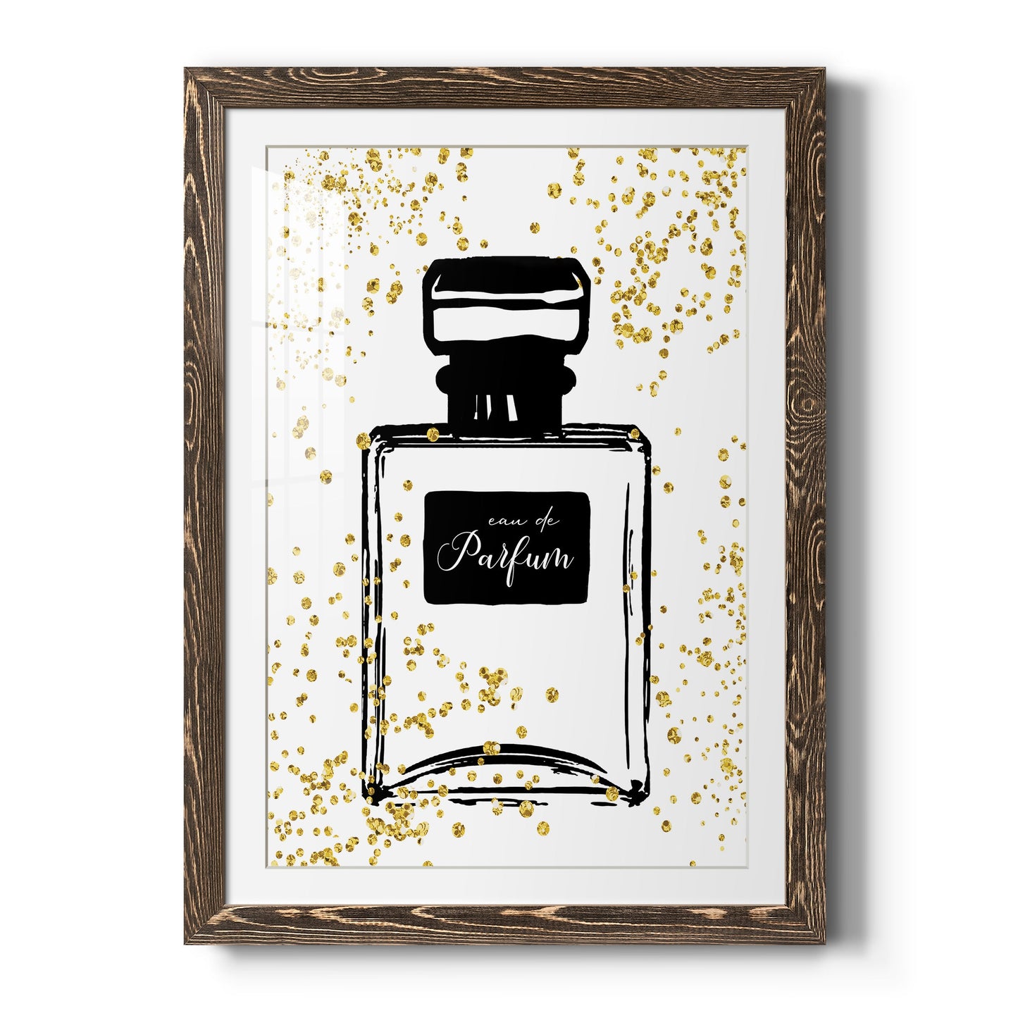 Glitter Perfume II - Premium Framed Print - Distressed Barnwood Frame - Ready to Hang