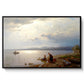 On the Banks of the Chiemsee, 1871 - Floater Framed Canvas Print