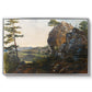 Landscape with the Balbersteine near Miesenbach, 1839 - Floater Framed Canvas Print