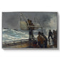 The Signal of Distress, c. 1896 - Floater Framed Canvas Print