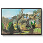 Landscape near Nice, c. 1918 - Floater Framed Canvas Print