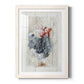 Sunday Best Hen - Barnwood Framed Art Print