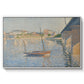 Le Clipper, Asnières, 1887 - Floater Framed Canvas Print