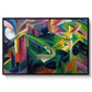 Deer in a Monastery Garden, 1912 - Floater Framed Canvas Print