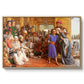 The Finding of the Saviour in the Temple, 1854-1860 - Floater Framed Canvas Print