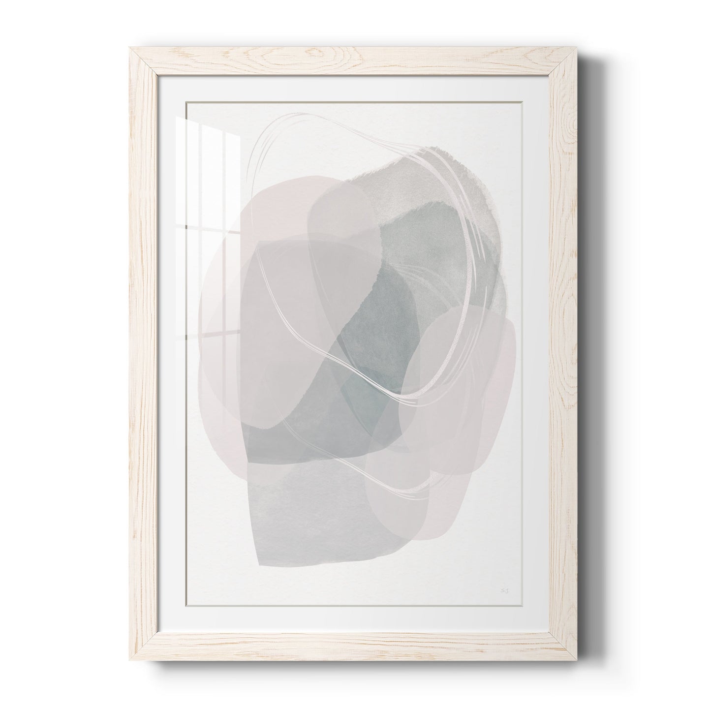 River Jewels I - Barnwood Framed Art Print