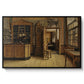 The Old Inn 'Het Loodshuis' in Antwerp, 1877 - Floater Framed Canvas Print