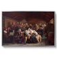 Funeral Feast, 1854 - Floater Framed Canvas Print