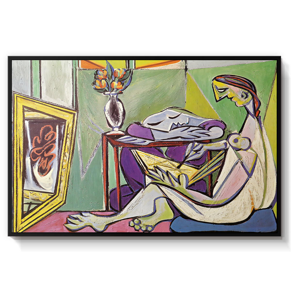 The Muse, 1935 - Floater Framed Canvas Print