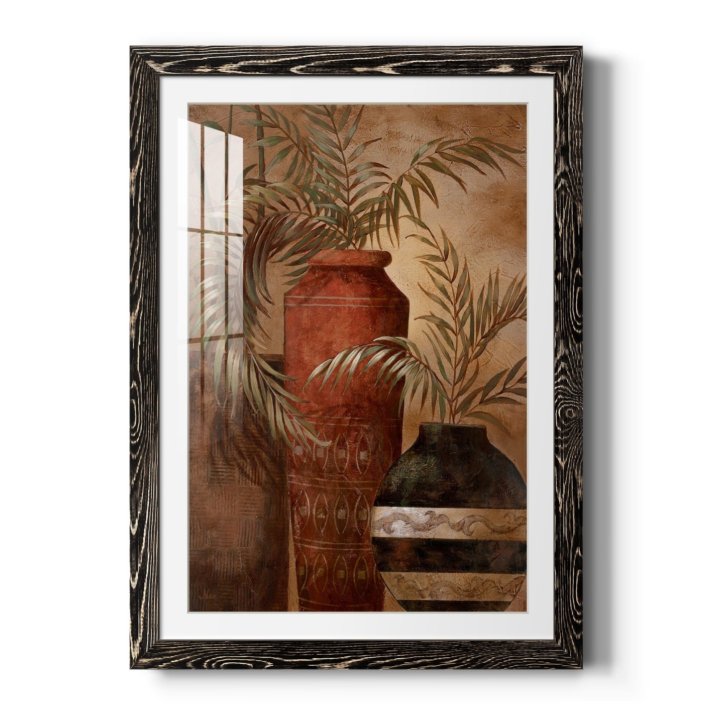 Exotic Vacation I - Barnwood Framed Art Print