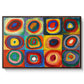 Color Study: Squares with Concentric Circles, 1913 - Floater Framed Canvas Print