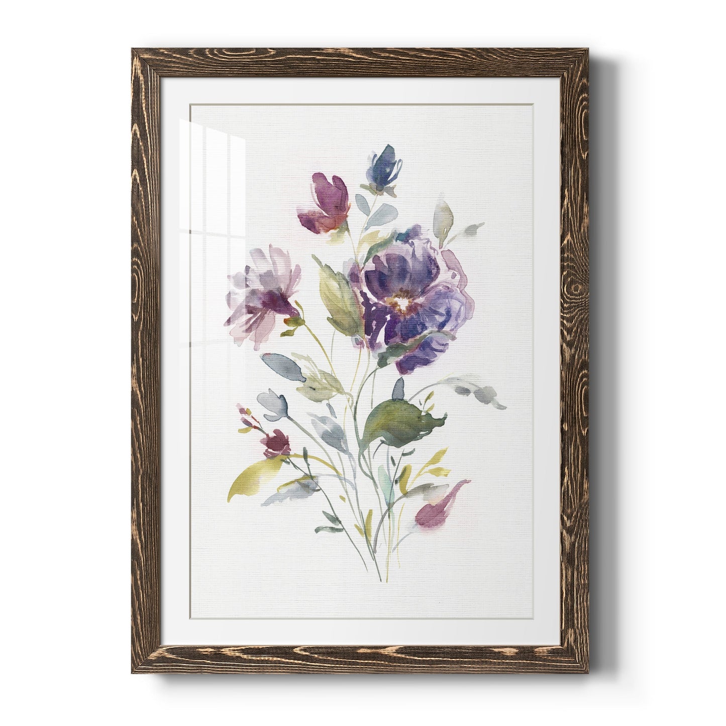 Color Variety I - Barnwood Framed Art Print