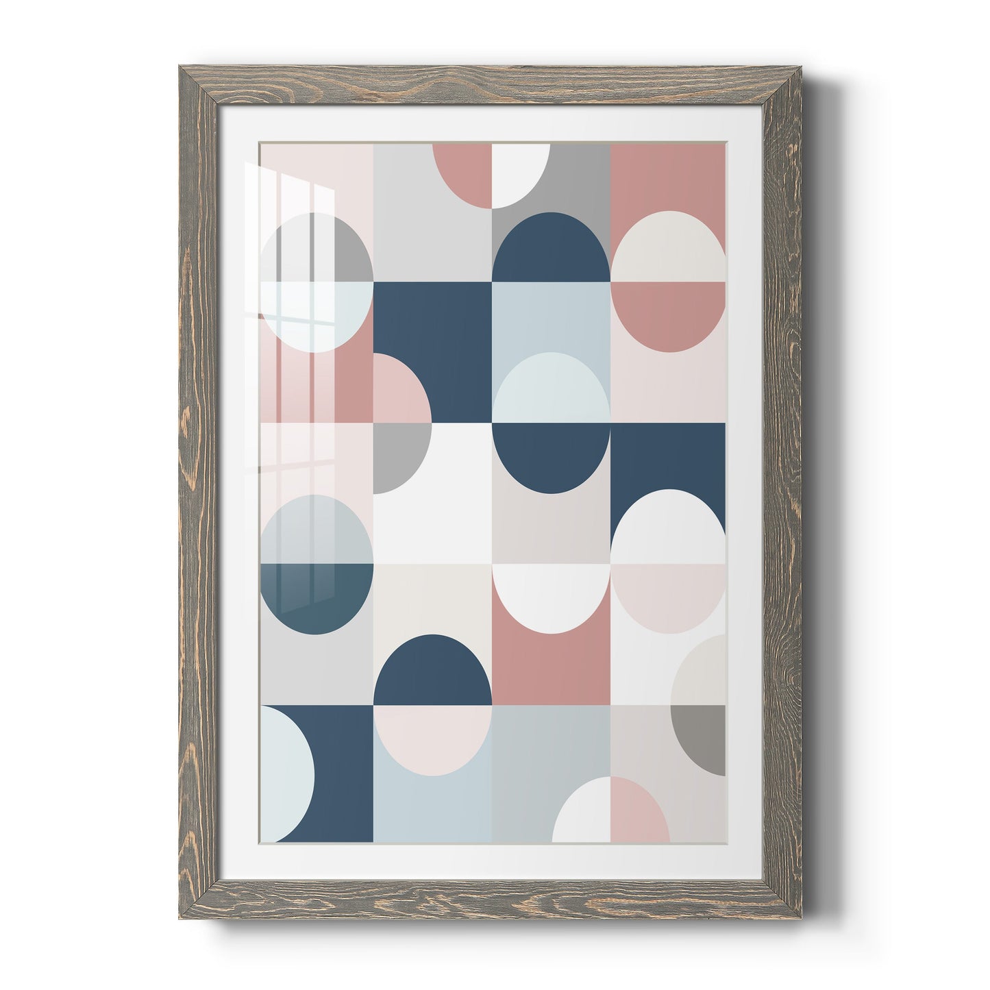 Modern Reflection - Premium Framed Print - Distressed Barnwood Frame - Ready to Hang